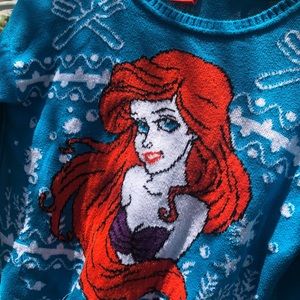 Disney the Little Mermaid Holiday Sweater